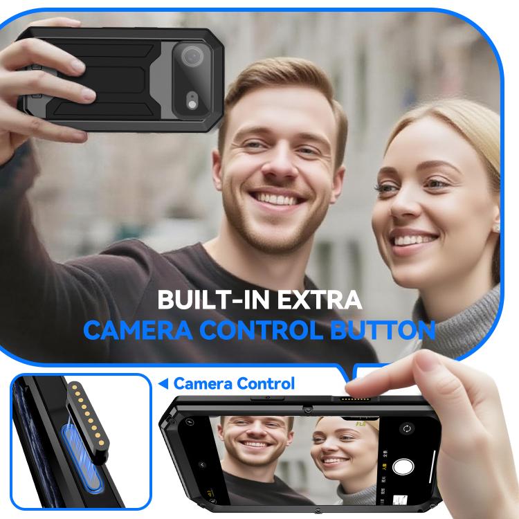 R-JUST Sliding Camera IP54 Life Waterproof Holder Phone Case, For iPhone Air, For iPhone 16 Pro Max, For iPhone 16 Pro, For iPhone 16 Plus, For iPhone 16, For iPhone 15 Pro Max