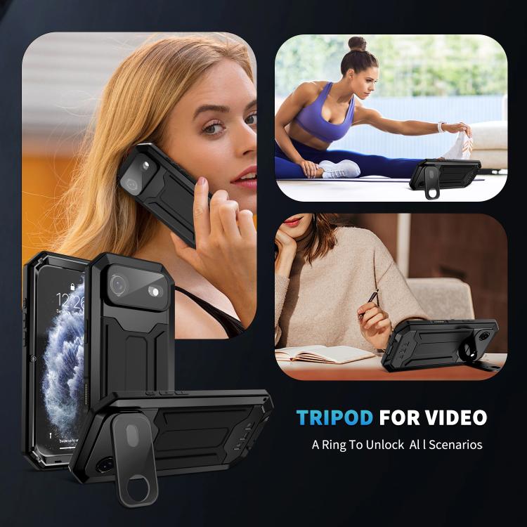 R-JUST Sliding Camera IP54 Life Waterproof Holder Phone Case, For iPhone Air, For iPhone 16 Pro Max, For iPhone 16 Pro, For iPhone 16 Plus, For iPhone 16, For iPhone 15 Pro Max