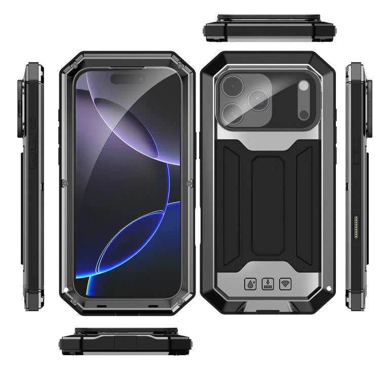 R-JUST Sliding Camera IP54 Life Waterproof Holder Phone Case, For iPhone 18 Pro, For iPhone 18 Pro Max, For iPhone 17e / 16e, For iPhone 17 Pro Max, For iPhone 17 Pro, For iPhone 17