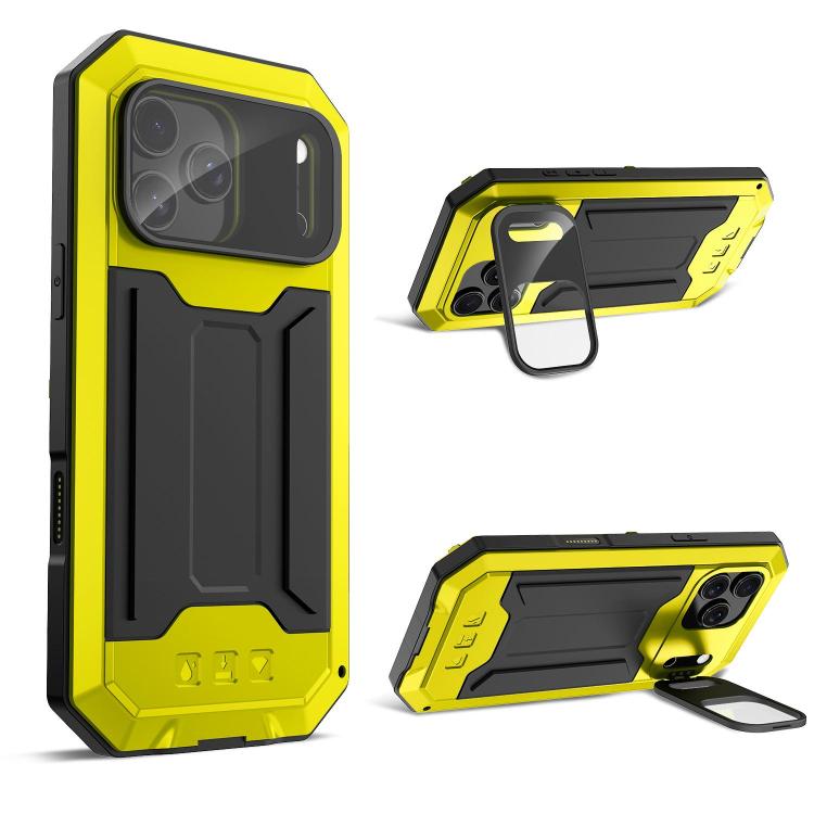 R-JUST Sliding Camera IP54 Life Waterproof Holder Phone Case, For iPhone 18 Pro, For iPhone 18 Pro Max, For iPhone 17e / 16e, For iPhone 17 Pro Max, For iPhone 17 Pro, For iPhone 17