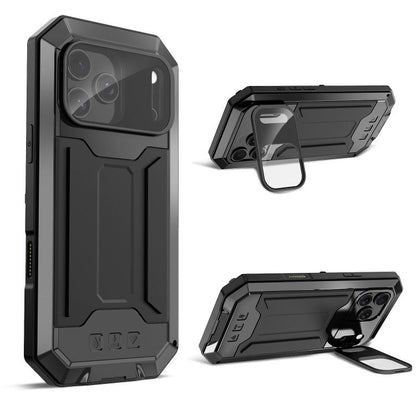 R-JUST Sliding Camera IP54 Life Waterproof Holder Phone Case, For iPhone 18 Pro, For iPhone 18 Pro Max, For iPhone 17e / 16e, For iPhone 17 Pro Max, For iPhone 17 Pro, For iPhone 17