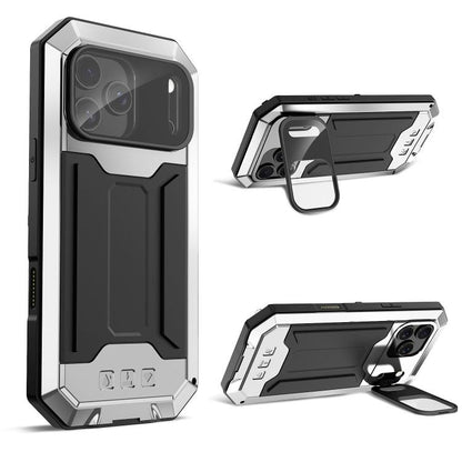 R-JUST Sliding Camera IP54 Life Waterproof Holder Phone Case, For iPhone 18 Pro, For iPhone 18 Pro Max, For iPhone 17e / 16e, For iPhone 17 Pro Max, For iPhone 17 Pro, For iPhone 17
