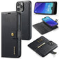 DG.MING Crazy Horse Texture Detachable Magnetic Leather Phone Case