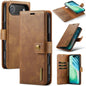 DG.MING Crazy Horse Texture Detachable Magnetic Leather Phone Case, For iPhone Air, For iPhone 16 Pro Max, For iPhone 16 Pro, For iPhone 16 Plus