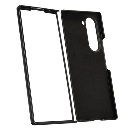 Vintage Texture Phone Case with Pen Slot, For Samsung Galaxy Z Fold6, For Samsung Galaxy Z Fold5