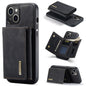 DG.MING M1 Series 3-Fold Multi Card Wallet Leather Phone Case, For iPhone 15