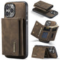 DG.MING M1 Series 3-Fold Multi Card Wallet Leather Phone Case, For iPhone Air, For iPhone 16 Pro Max, For iPhone 16 Pro, For iPhone 16 Plus