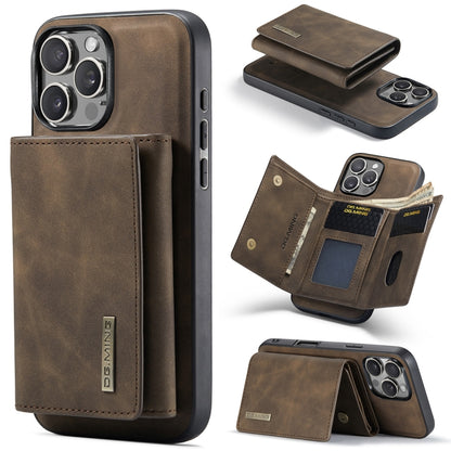DG.MING M1 Series 3-Fold Multi Card Wallet Leather Phone Case, For iPhone Air, For iPhone 16 Pro Max, For iPhone 16 Pro, For iPhone 16 Plus