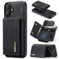 DG.MING M1 Series 3-Fold Multi Card Wallet Leather Phone Case, For iPhone Air, For iPhone 16 Pro Max, For iPhone 16 Pro, For iPhone 16 Plus