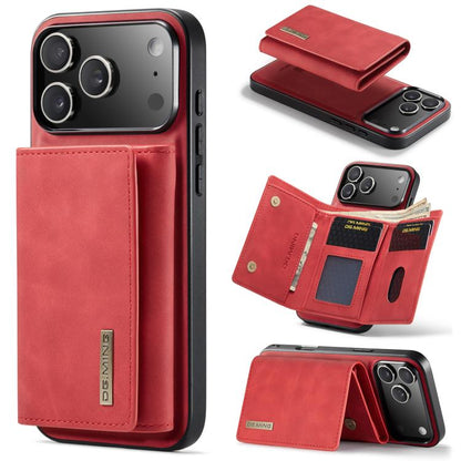 DG.MING M1 Series 3-Fold Multi Card Wallet Leather Phone Case, For iPhone 18 Pro / 17 Pro, For iPhone 18 Pro Max / 17 Pro Max, For iPhone 17e / 16e, For iPhone 17