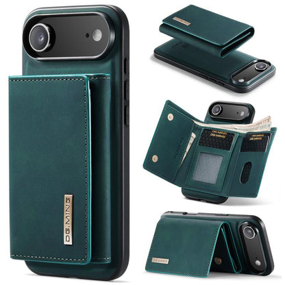 DG.MING M1 Series 3-Fold Multi Card Wallet Leather Phone Case, For iPhone Air, For iPhone 16 Pro Max, For iPhone 16 Pro, For iPhone 16 Plus
