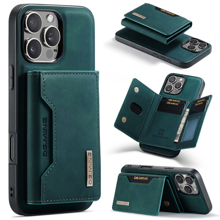 DG.MING M2 Series 3-Fold Card Bag Wallet Leather Phone Case