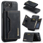 DG.MING M2 Series 3-Fold Card Bag Wallet Leather Phone Case
