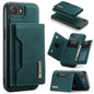 DG.MING M2 Series 3-Fold Card Bag Wallet Leather Phone Case, For iPhone 17e / 16e, For iPhone 17 Pro Max, For iPhone 17 Pro, For iPhone 17