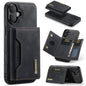 DG.MING M2 Series 3-Fold Card Bag Wallet Leather Phone Case, For iPhone 17e / 16e, For iPhone 17 Pro Max, For iPhone 17 Pro, For iPhone 17