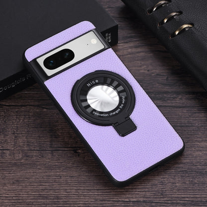 Litchi Texture MagSafe Magnetic Ring Phone Case