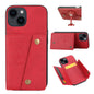 Double Buckle Card Slots PU + TPU Phone Case, For iPhone 15 Pro Max, For iPhone 15 Pro, For iPhone 15 Plus