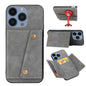 Double Buckle Card Slots PU + TPU Phone Case, For iPhone 15 Pro Max, For iPhone 15 Pro, For iPhone 15 Plus