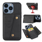 Double Buckle Card Slots PU + TPU Phone Case, For iPhone 17e / 16e, For iPhone 16 Pro Max, For iPhone 16 Pro, For iPhone 16