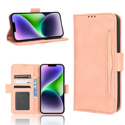 Skin Feel Calf Texture Card Slots Leather Phone Case, For iPhone 15