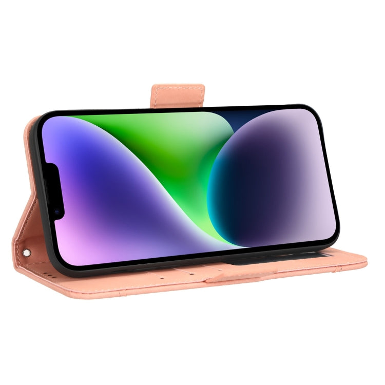 Skin Feel Calf Texture Card Slots Leather Phone Case, For iPhone 15