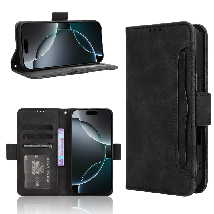 Skin Feel Calf Texture Card Slots Leather Phone Case, For iPhone Air, For iPhone 16 Pro Max, For iPhone 16 Pro, For iPhone 16 Plus