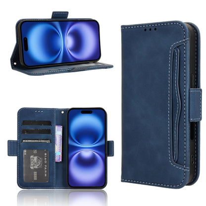 Skin Feel Calf Texture Card Slots Leather Phone Case, For iPhone 16, For iPhone 15 Pro Max, For iPhone 15 Pro, For iPhone 15 Plus