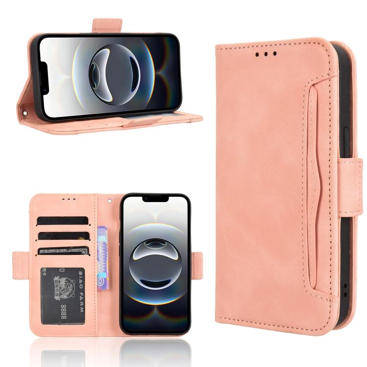 Skin Feel Calf Texture Card Slots Leather Phone Case, For iPhone 16e, For iPhone 16 Pro Max, For iPhone 16 Pro, For iPhone 16 Plus