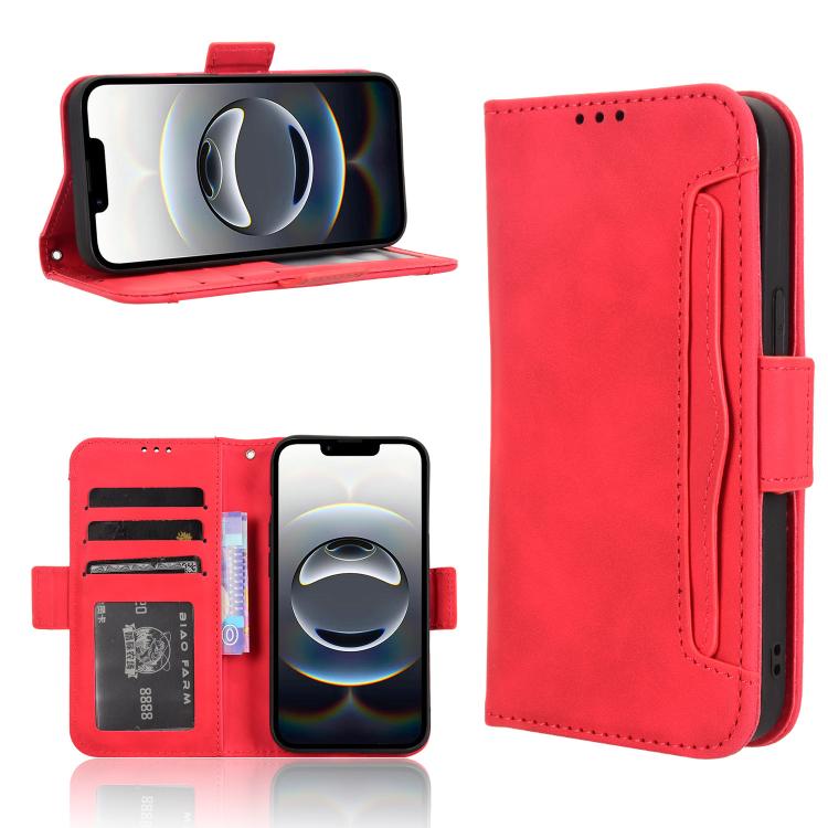 Skin Feel Calf Texture Card Slots Leather Phone Case, For iPhone 18 Pro / 17 Pro, For iPhone 18 Pro Max / 17 Pro Max, For iPhone 17e / 16e, For iPhone 17