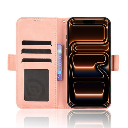 Skin Feel Calf Texture Card Slots Leather Phone Case, For iPhone 17 Pro Max, For iPhone 17 Pro, For iPhone 17, For iPhone Air