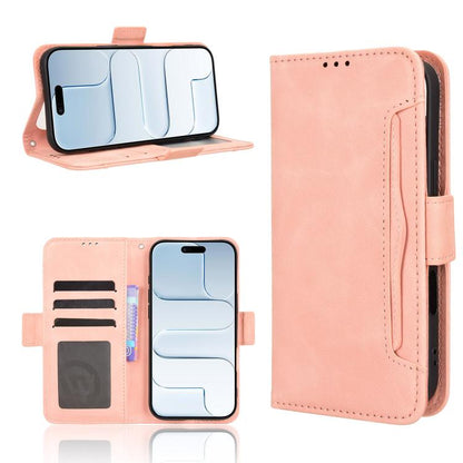 Skin Feel Calf Texture Card Slots Leather Phone Case, For iPhone Air, For iPhone 16 Pro Max, For iPhone 16 Pro, For iPhone 16 Plus