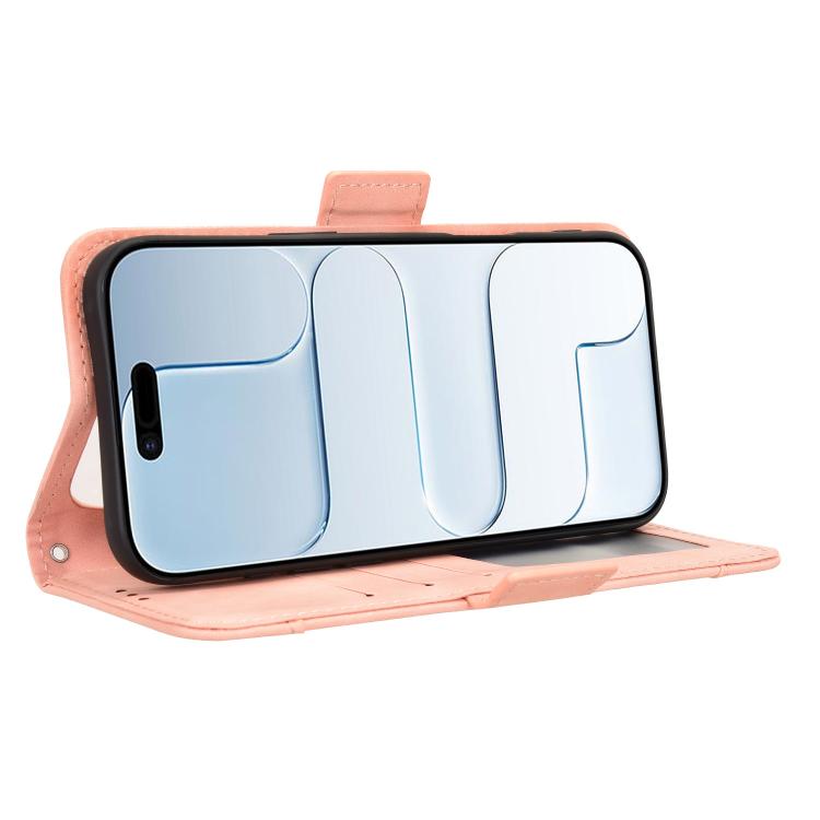 Skin Feel Calf Texture Card Slots Leather Phone Case, For iPhone Air, For iPhone 16 Pro Max, For iPhone 16 Pro, For iPhone 16 Plus