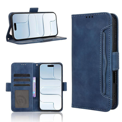 Skin Feel Calf Texture Card Slots Leather Phone Case, For iPhone Air, For iPhone 16 Pro Max, For iPhone 16 Pro, For iPhone 16 Plus