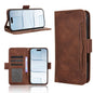 Skin Feel Calf Texture Card Slots Leather Phone Case, For iPhone Air, For iPhone 16 Pro Max, For iPhone 16 Pro, For iPhone 16 Plus