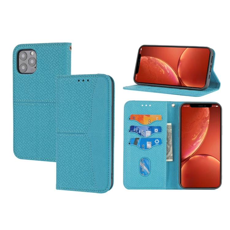 Woven Texture Stitching Magnetic Leather Phone Case, For iPhone 15 Pro Max, For iPhone 15 Pro, For iPhone 15 Plus, For iPhone 15