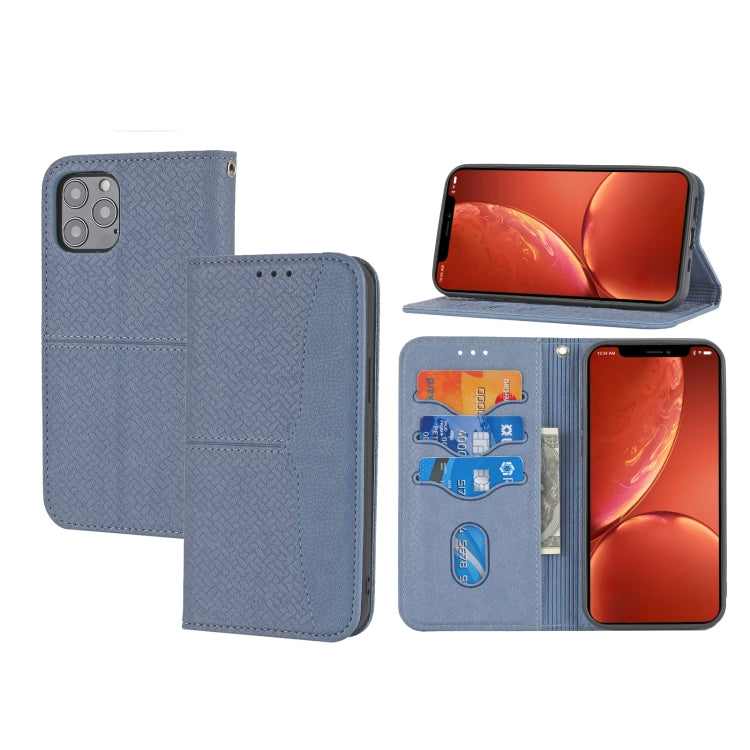 Woven Texture Stitching Magnetic Leather Phone Case, For iPhone 15 Pro Max, For iPhone 15 Pro, For iPhone 15 Plus, For iPhone 15