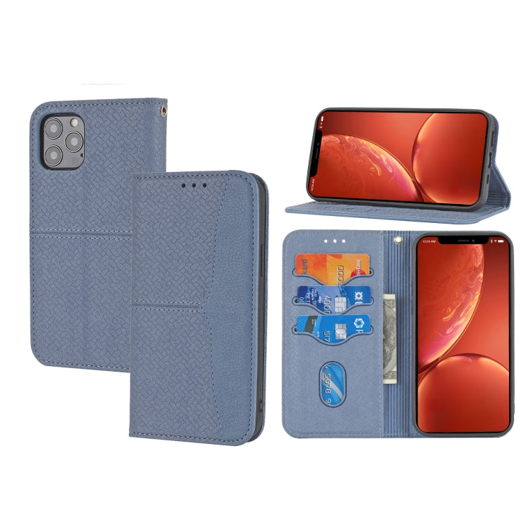 Woven Texture Stitching Magnetic Leather Phone Case, For iPhone 15 Pro Max, For iPhone 15 Pro, For iPhone 15 Plus, For iPhone 15