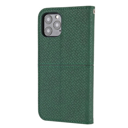 Woven Texture Stitching Magnetic Leather Phone Case, For iPhone 16 Pro Max, For iPhone 16 Pro, For iPhone 16, iPhone 16e