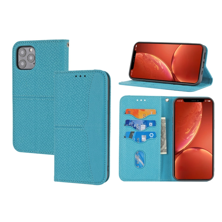 Woven Texture Stitching Magnetic Leather Phone Case, For iPhone 16 Pro Max, For iPhone 16 Pro, For iPhone 16, iPhone 16e