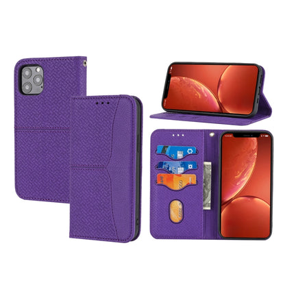 Woven Texture Stitching Magnetic Leather Phone Case, For iPhone 17e / 16e, For iPhone 16 Pro Max, For iPhone 16 Pro, For iPhone 16