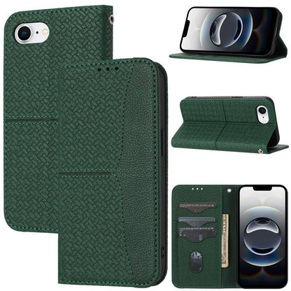 Woven Texture Stitching Magnetic Leather Phone Case, For iPhone 17e / 16e, For iPhone 16 Pro Max, For iPhone 16 Pro, For iPhone 16