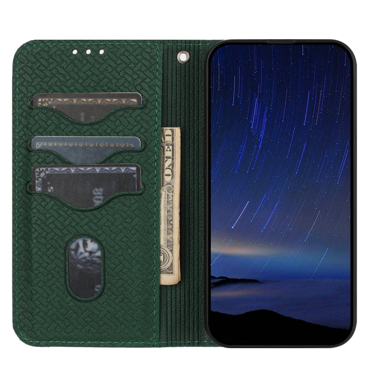 Woven Texture Stitching Magnetic Leather Phone Case, For iPhone 17e / 16e, For iPhone 16 Pro Max, For iPhone 16 Pro, For iPhone 16