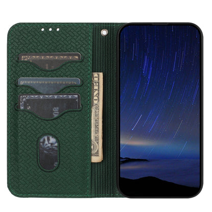 Woven Texture Stitching Magnetic Leather Phone Case, For iPhone 17e / 16e, For iPhone 16 Pro Max, For iPhone 16 Pro, For iPhone 16