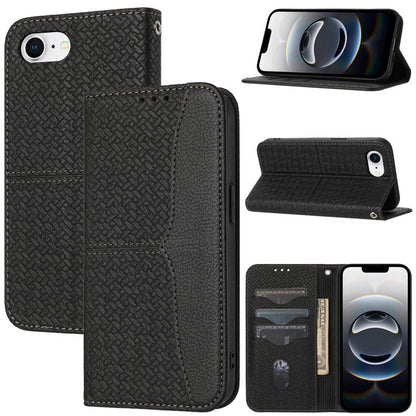 Woven Texture Stitching Magnetic Leather Phone Case, For iPhone 17e / 16e, For iPhone 16 Pro Max, For iPhone 16 Pro, For iPhone 16