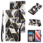 Marble Bronzing Stitching Leather Phone Case, For iPhone 18 / 17, For iPhone 18 Pro / 17 Pro, For iPhone 18 Pro Max / 17 Pro Max, For iPhone 17e / 16e, For iPhone Air, For iPhone 16 Pro Max