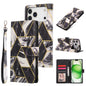 Marble Bronzing Stitching Leather Phone Case, For iPhone 18 / 17, For iPhone 18 Pro / 17 Pro, For iPhone 18 Pro Max / 17 Pro Max, For iPhone 17e / 16e, For iPhone Air, For iPhone 16 Pro Max