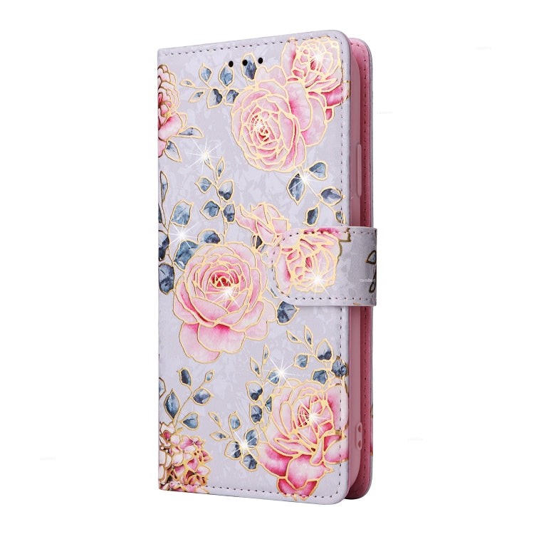 Bronzing Painting RFID Leather Case, For iPhone 15