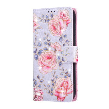 Bronzing Painting RFID Leather Case, For iPhone 17e / 16e, For iPhone 16 Pro Max, For iPhone 16 Pro, For iPhone 16 Plus