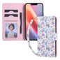 Bronzing Painting RFID Leather Case, For iPhone 17e / 16e, For iPhone 16 Pro Max, For iPhone 16 Pro, For iPhone 16 Plus