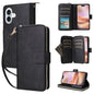 9 Card Slots Zipper Wallet Bag Leather Phone Case, For iPhone Air, For iPhone 16 Pro Max, For iPhone 16 Pro, For iPhone 16 Plus